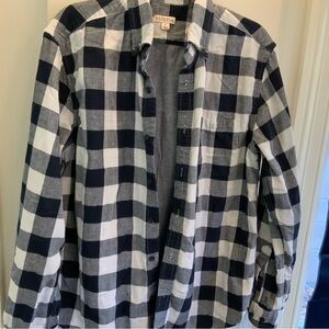 Men's  Merona Black and White Checkered Shirt size large. SKU 2901